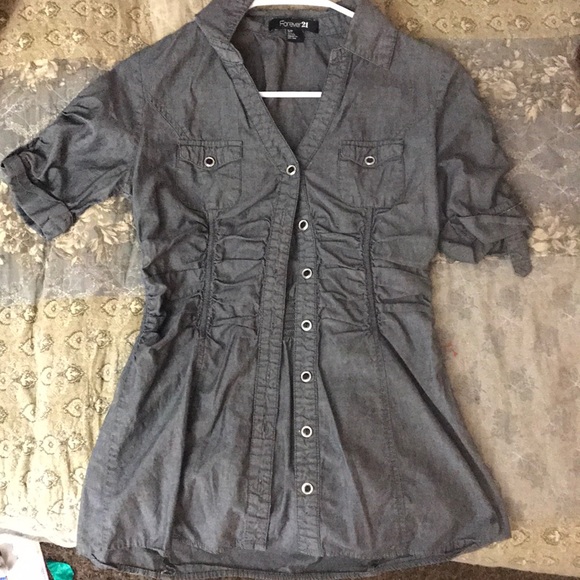 Forever 21 button up shirt - Picture 1 of 2